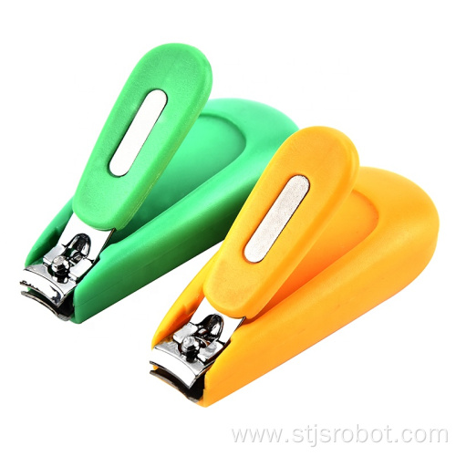 Wholesale carton Fashion creative baby safe nail clippers with magnifier